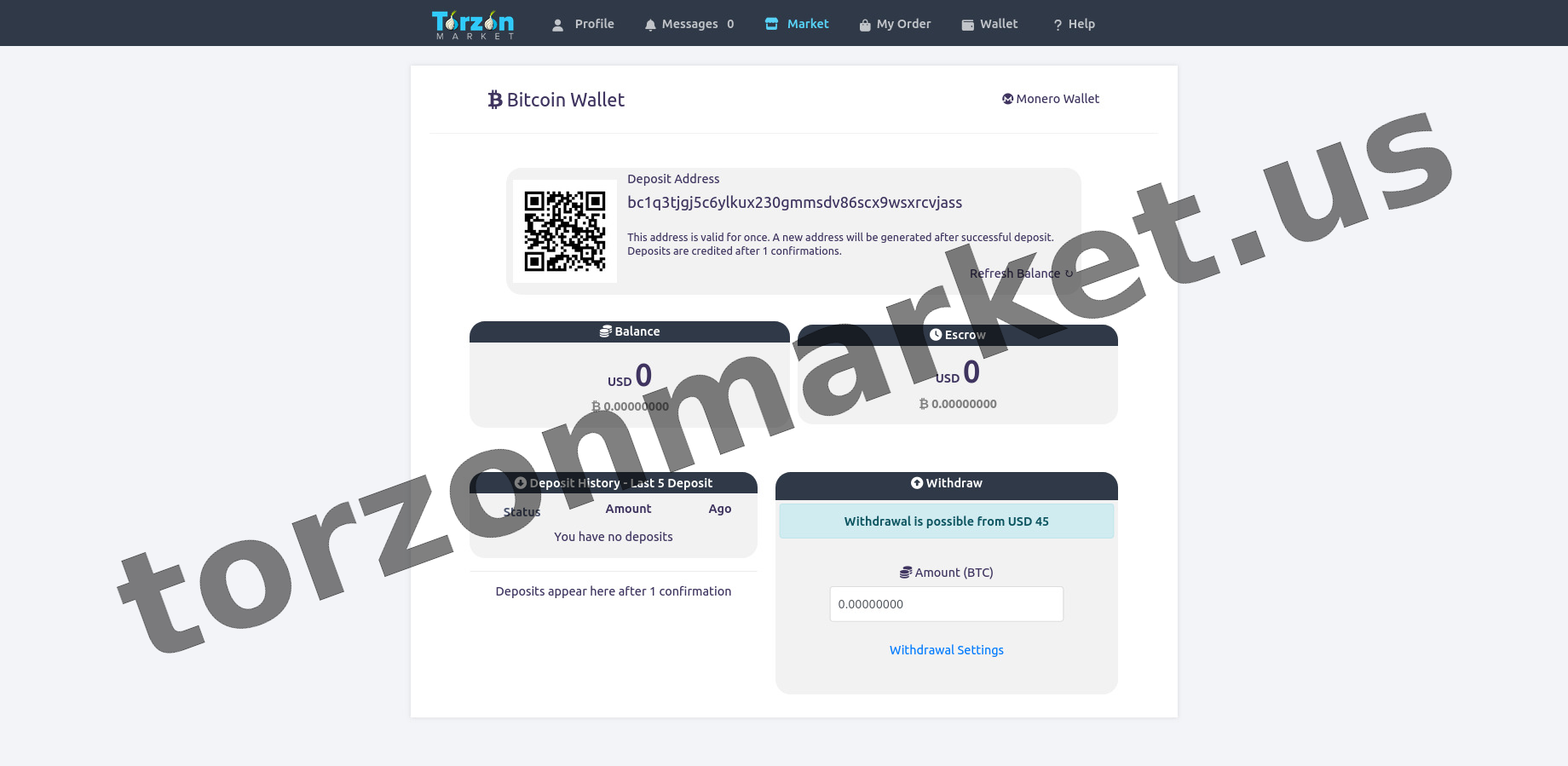 Main Market Dashboard